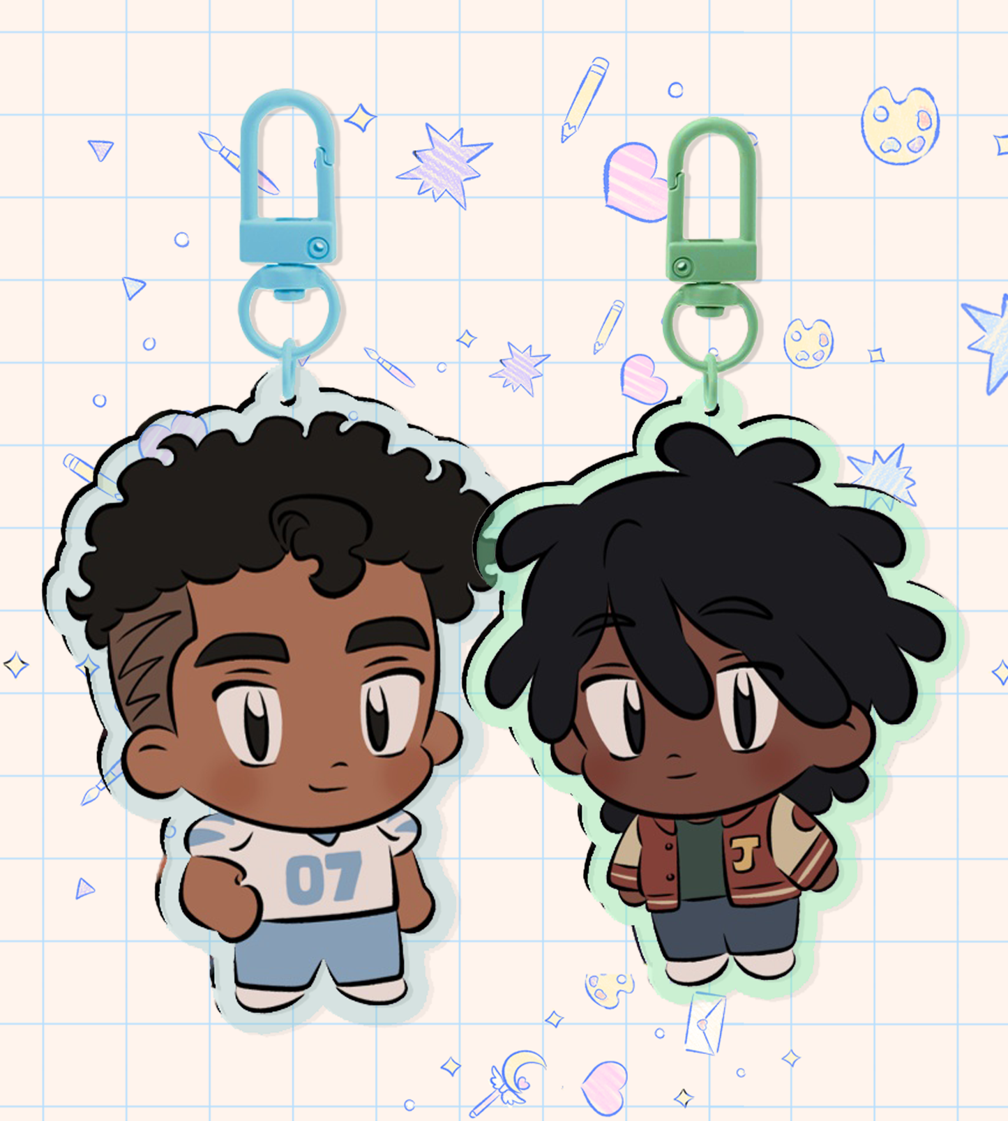 Project Super Crush Chibi! - Keychains